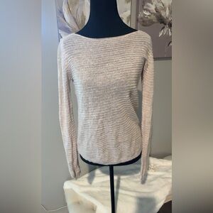 Tahari Tan 100% Linen Top size XS